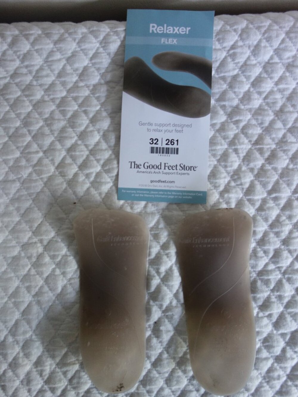 Box of 3 sole inserts arch supports – THE GOOD FEET STORE – 3 Step System - Picture 10 of 13